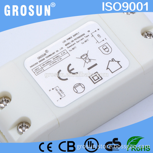 White Case AC-DC 12-24Vdc 7W Transformer LED Power Supply Isolated LED Driver Constant Current Type 300mA